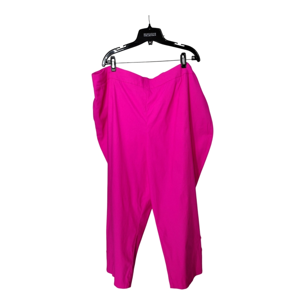 Cato Pants Cropped Hot Pink With Bows Size 28